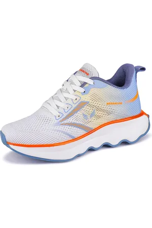 Bersache Men Mesh Running Non-Marking Lace-Ups Shoes