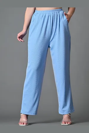 Roadster The Lifestyle Co High-Rise Loose Fit Wide Leg Trousers