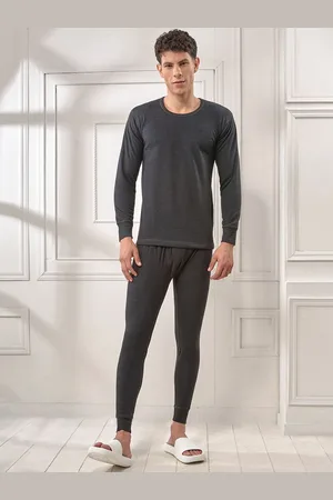 INFERNO Men Polycotton Thermal Vest and Pant Set with Fleeced linning