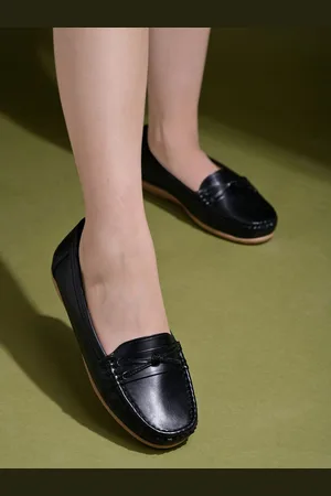 Shoetopia Women Solid Slip-On Loafers