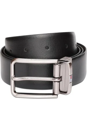 Tommy Hilfiger Men Textured Leather Reversible Formal Belt
