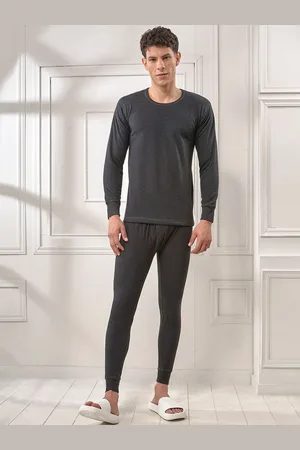INFERNO Men Polycotton Thermal Vest and Pant Set with Fleeced linning