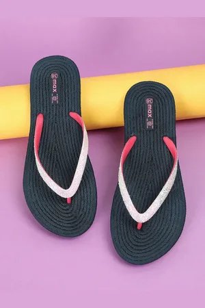 Max Collection Women Plastic Thong Flip-Flops