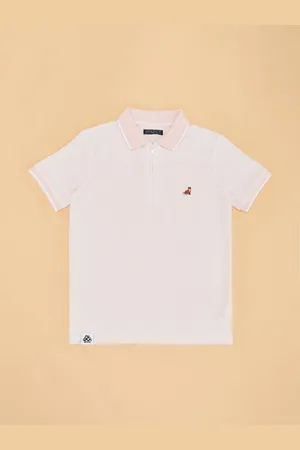 Pantaloons Boys Solid Polo Collar Cotton T-Shirt
