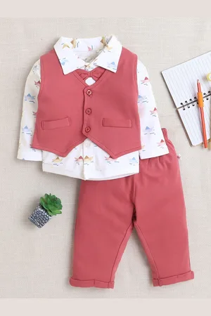 BUMZEE Boys Printed Shirt with Trousers