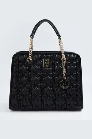 Elle Women Textured Structured Satchel Bag