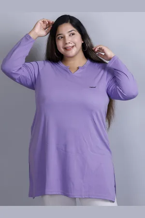 Cupid Women Solid Mandarin Collar Cotton Top