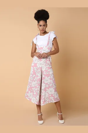 SHOWOFF Women Printed Capri Jumpsuit