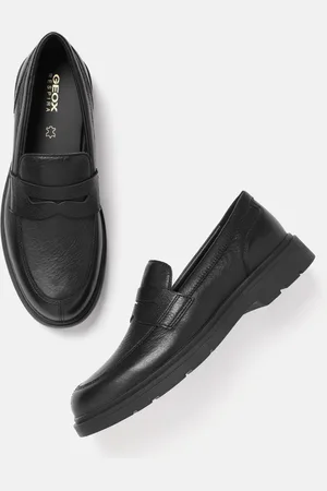Geox Men Leather Penny Loafers