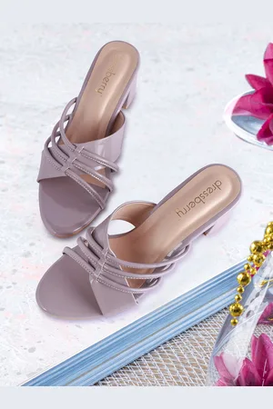 DressBerry Women Solid Block Mules