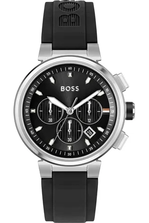 HUGO BOSS Men Brass Dial & Straps Analogue Chronograph Watch 1513997