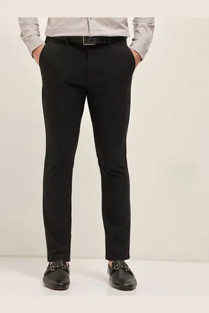 The Bear House Men Slim Fit Formal Trousers