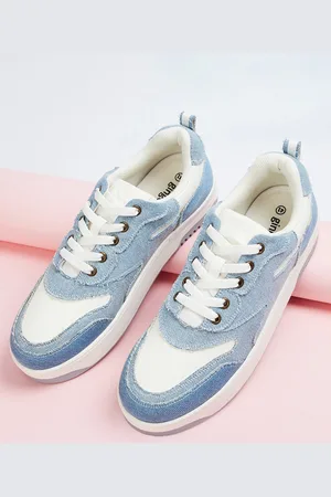 Lifestyle Women Colourblocked Lace-Ups Sneakers