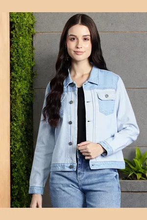 Mast & Harbour Women Pure Cotton Denim Jacket
