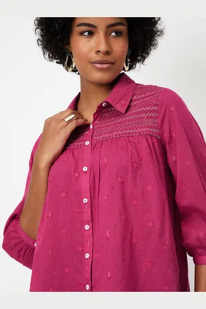 Max Collection Women Shirt Style Self Design Top