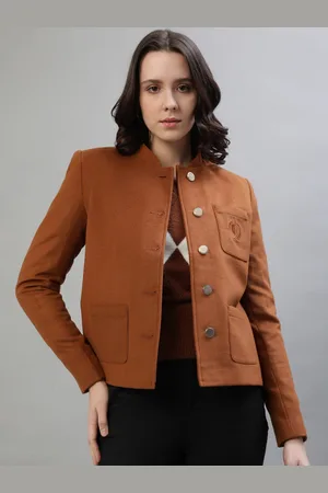 ICONIC Women Stand Collar Tailored Jacket