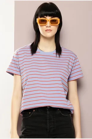 Dillinger Women Yarn Dyed Boxy T Shirt