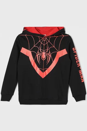 Lifestyle Boys Black Disney-Marvel Sweatshirt
