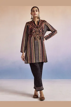 Jaipur Women Embroidered Woolen Co-ord Set