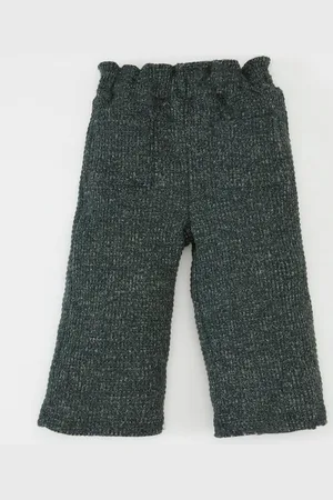 DeFacto Girls Solid Parallel Trousers