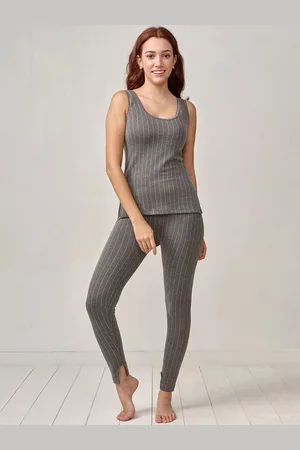 INFERNO Women Polycotton Thermal Slips and Pant Set