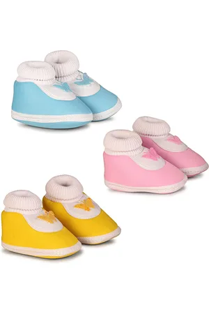 BAESD Kids Pack of 3 Cotton Booties