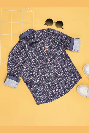 Pantaloons Boys Opaque Printed Casual Shirt