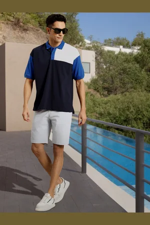 Mast & Harbour Men Colourblocked Polo Collar T-shirt