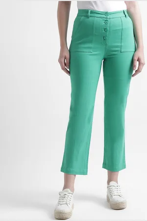 ICONIC Women Straight Fit Trousers