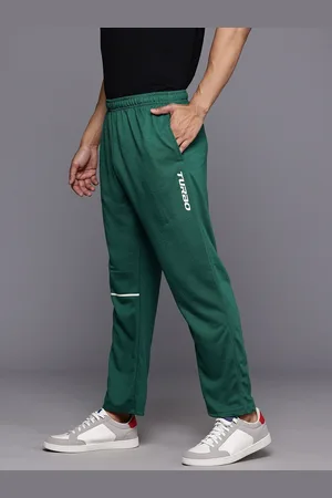 HRX Men Regular-Fit Brand-Logo Print Track Pant