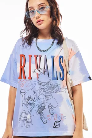 Bewakoof Women Graphic Printed Round Neck Cotton Oversized T-shirt