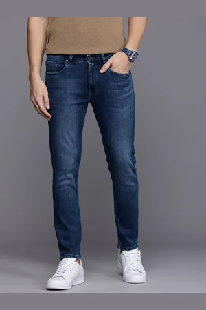 Louis Philippe Men Smart Slim Fit Light Fade Stretchable Jeans
