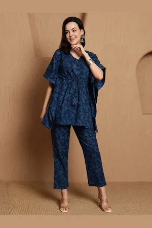 Bandia Printed Pure Cotton Top With Trouser