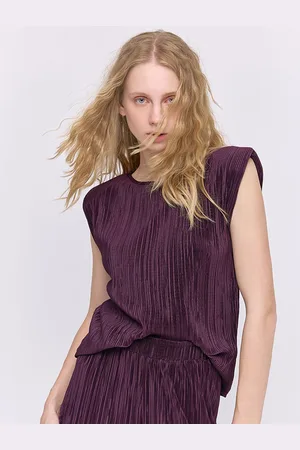 COVER STORY Women Self Design Round Neck Top