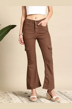 Mast & Harbour Women High-Rise Flared Fit Jeans