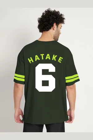 COMICSENSE Naruto Anime Hatake Kakashi Printed Cotton Drop Shoulder Oversize T shirt