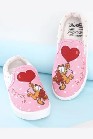 Kidsville Girls Round Toe Garfield Printed Casual Shoes