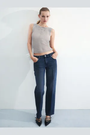 H&M Women Pure Cotton Straight Regular Jeans