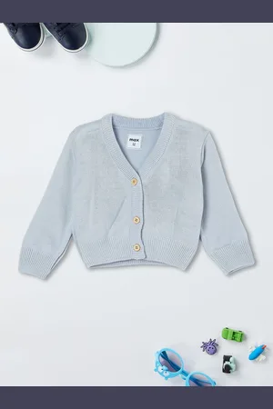 Max Collection Girls Solid Cardigan Sweater