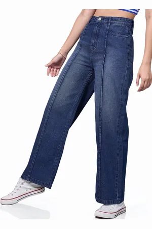 Bewakoof Women Straight Fit High-Rise Light Fade Cotton Jeans