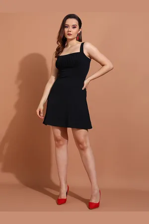 Golden Kite Women Solid A-Line Above Knee Dress