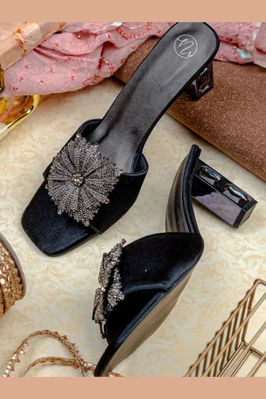Nidhi Rathi Women Embellished Party Designer Block Heel Sandals