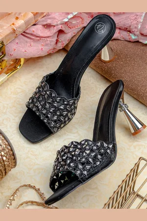Nidhi Rathi Women Embellished Party Block Sandals