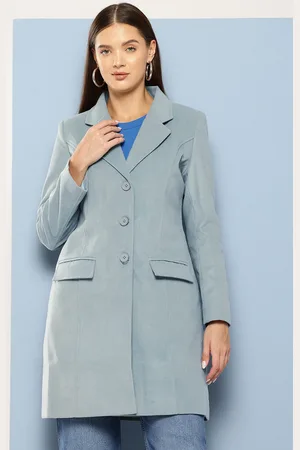 Chemistry Single-Breasted Longline Overcoat