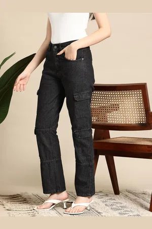 Mast & Harbour Women High-Rise Straight Fit Jeans