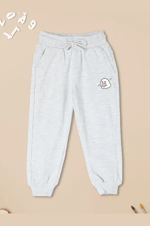 Max Collection Girls Cotton Regular Fit Mid-Rise Jogger Track Pants