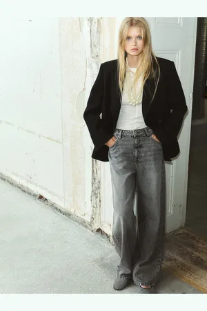 H&M Women Barrel Regular Jeans