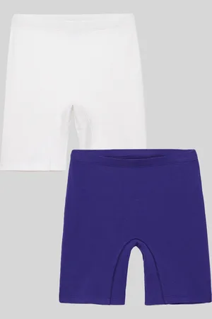 mackly Girls Pack of 2 Skinny Fit Shorts