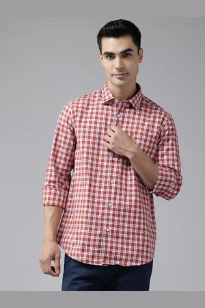 Blackberrys Checked Pure Cotton Slim Fit Shirt