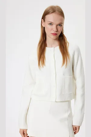 Koton Women Round Neck Cardigan